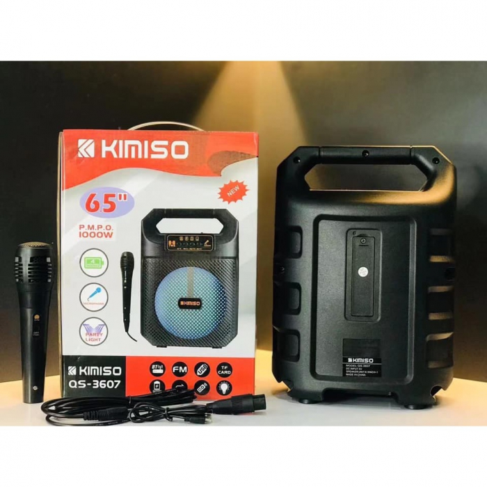Loa kèm mic bluetooth hát Karaoke KIMISO QS-3607